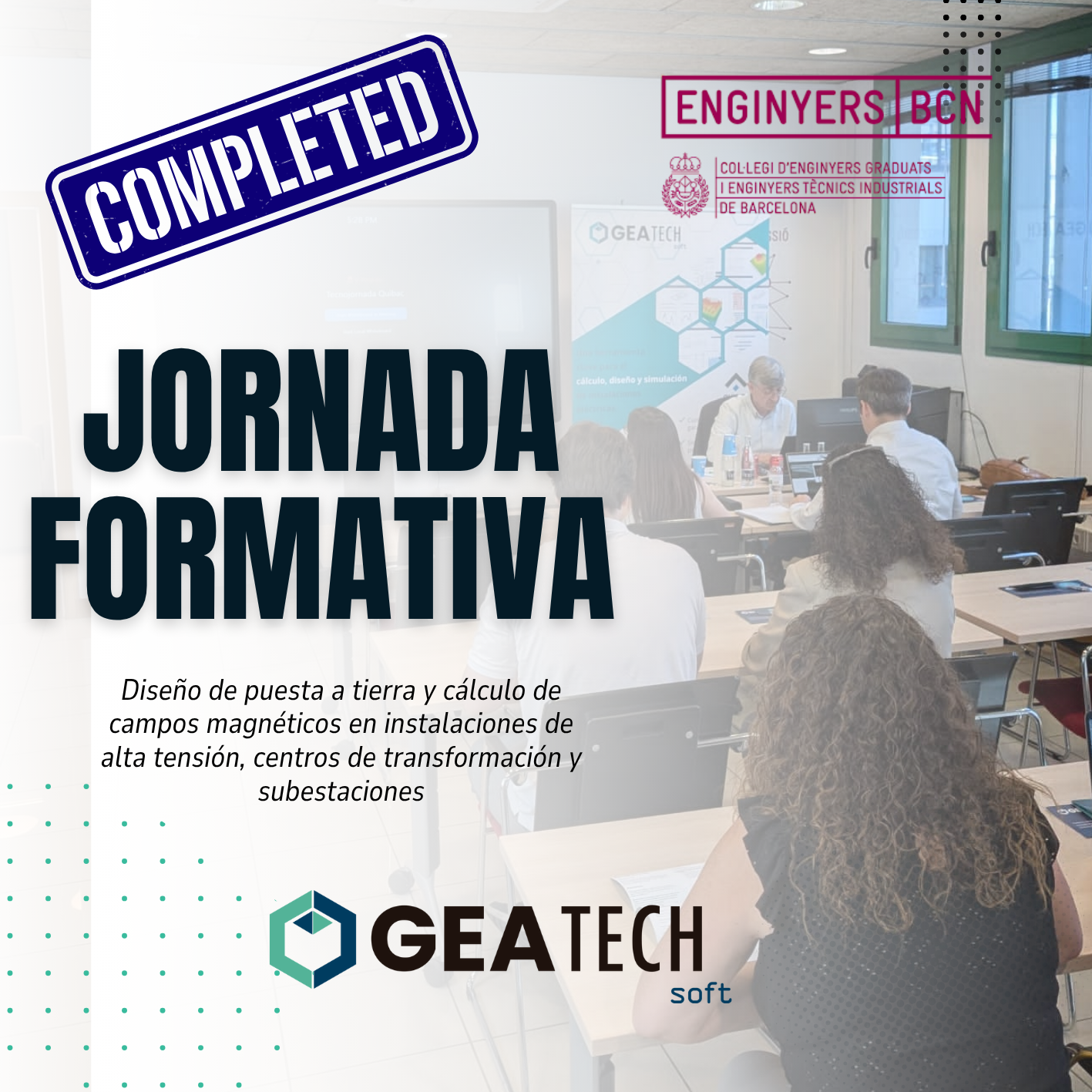 Imagen sobre la notícia GEATECH SOFT presenta en el Col·legi d'Enginyers de Barcelona las últimas innovaciones
